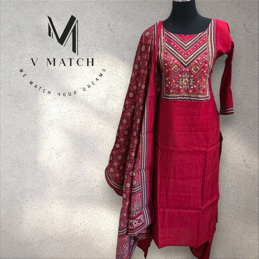 7226.Semi Silk 3 Piece Set.