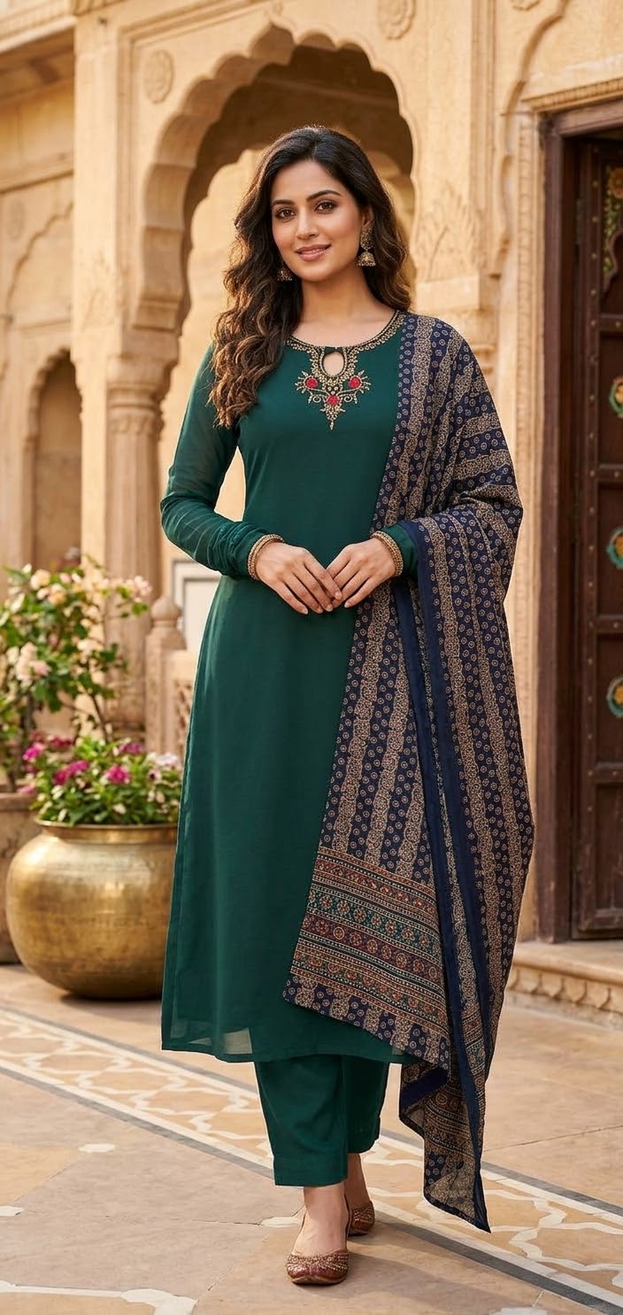 10263 Georgette 3 Piece Set.