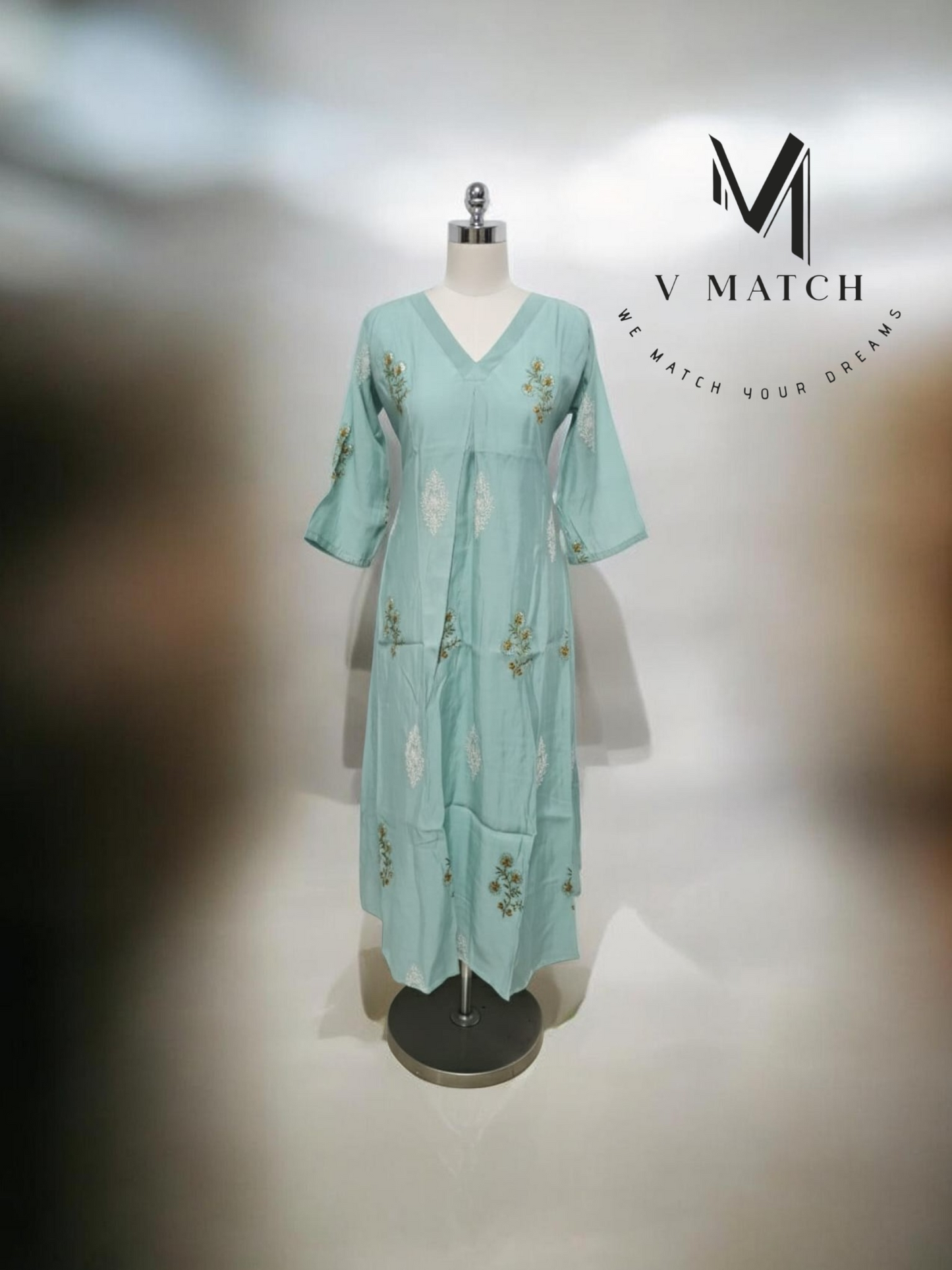 14226. MulChanderi A Line Top.