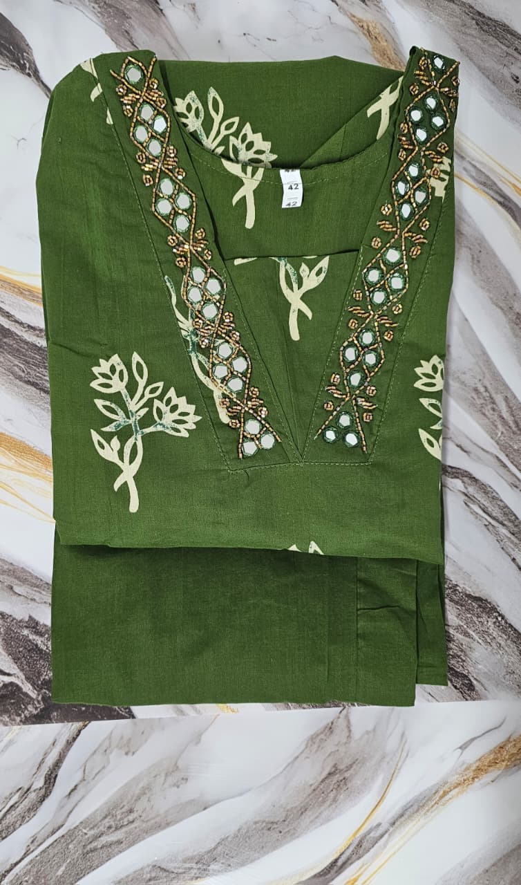 40SEP25. Cotton Co-ord Set