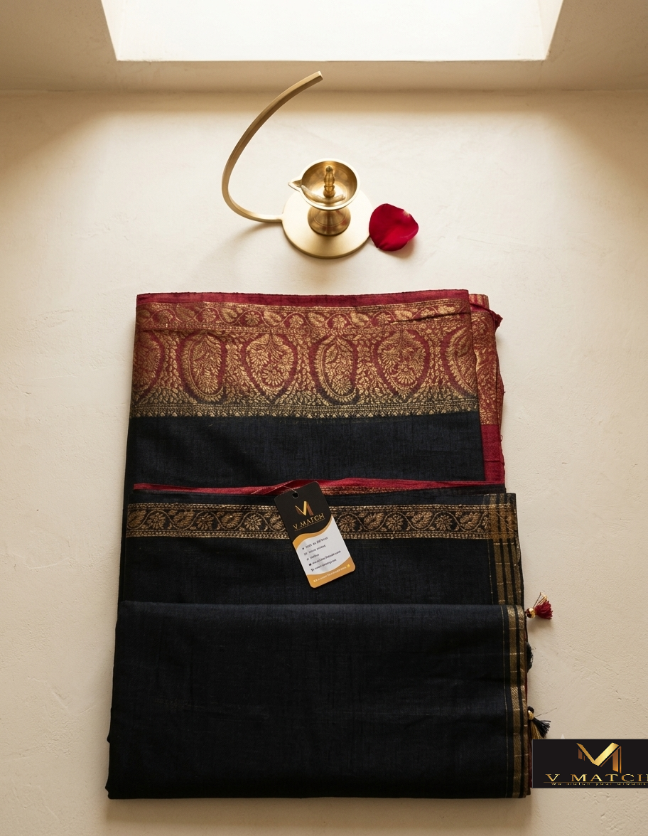 73826. Jute Silk Saree.