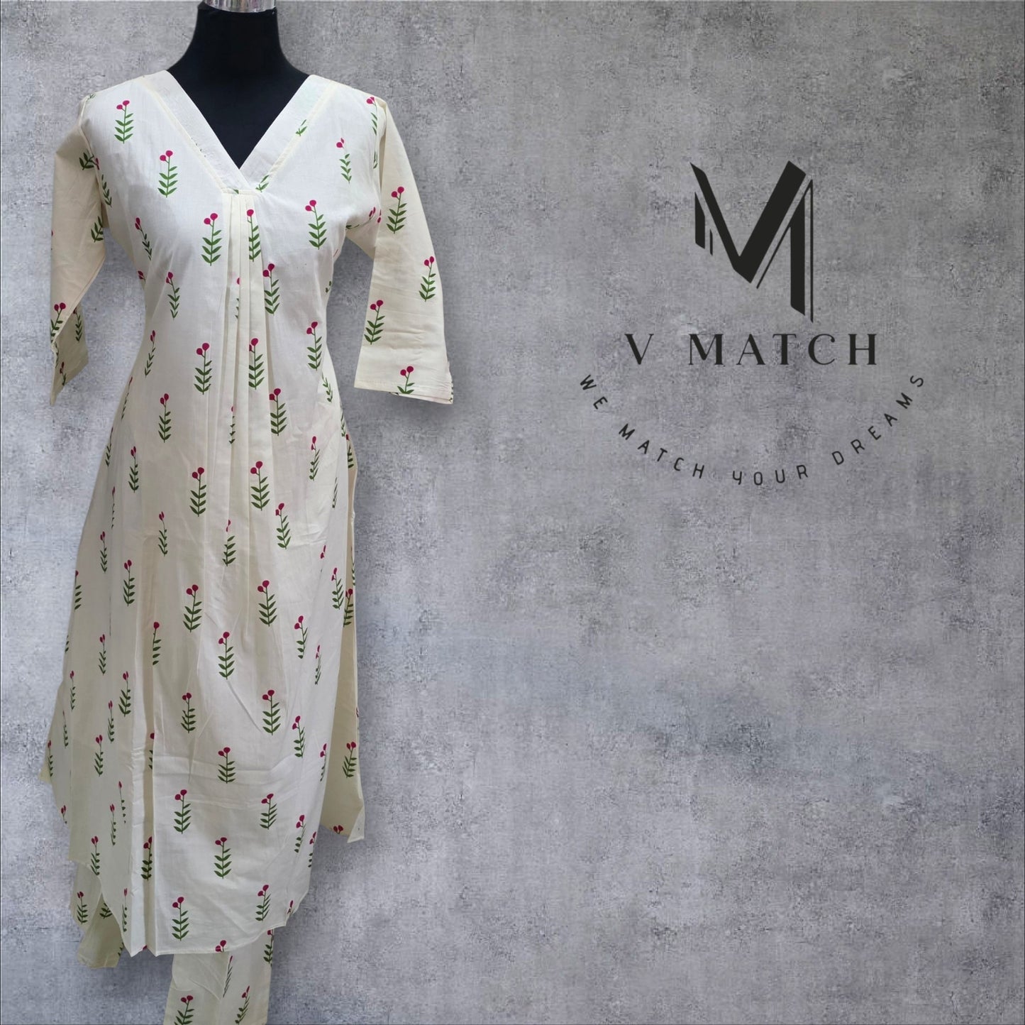 71326. Pink Blossom Cotton Aline Co ord Set.