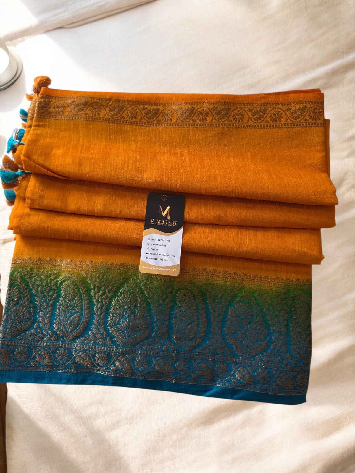 74626.Jute Silk Saree