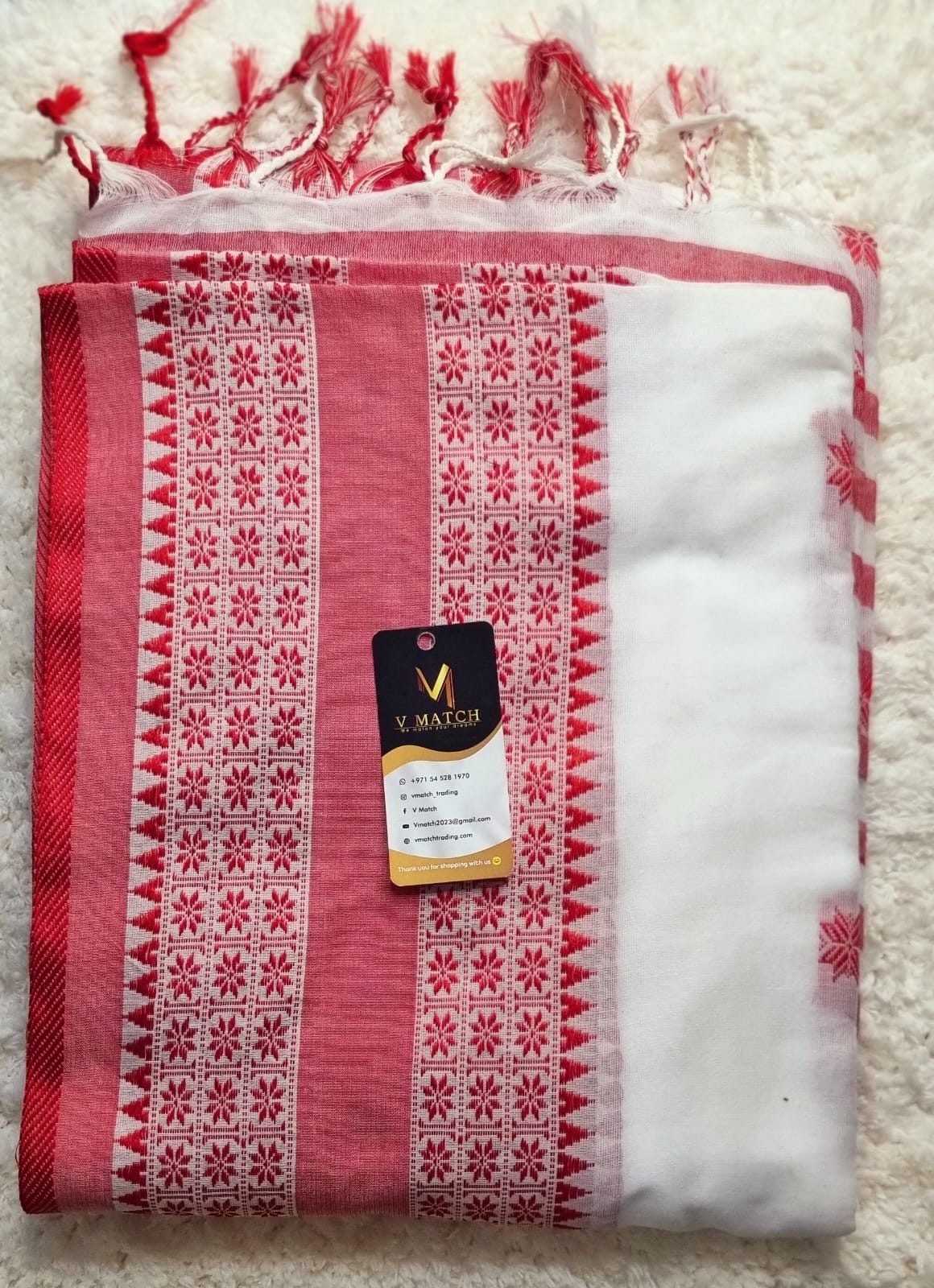 34NOV25. Bengal Handloom Cotton Saree