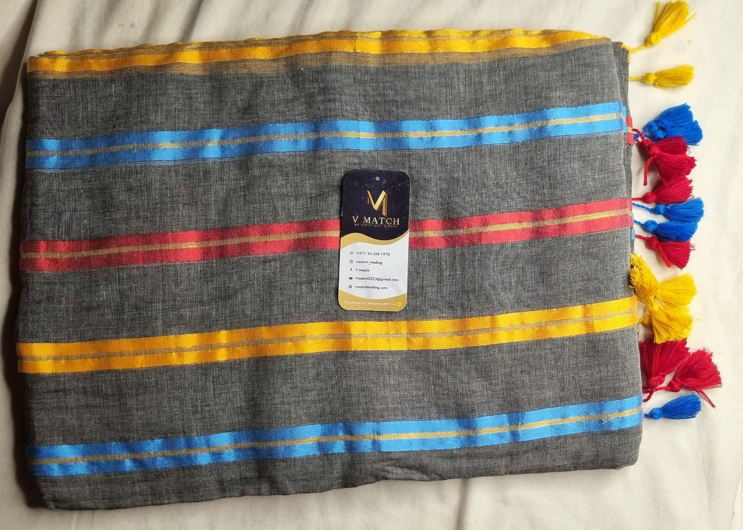 23SEP25. 120 COUNT MULCOTTON SAREE