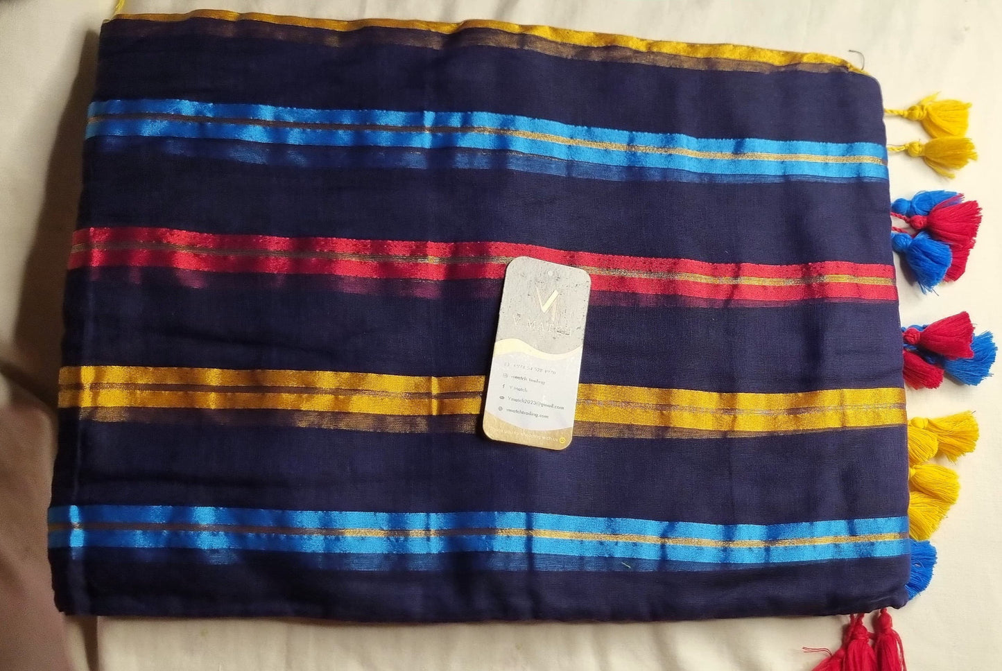 22SEP25. 120 COUNT MULCOTTON SAREE