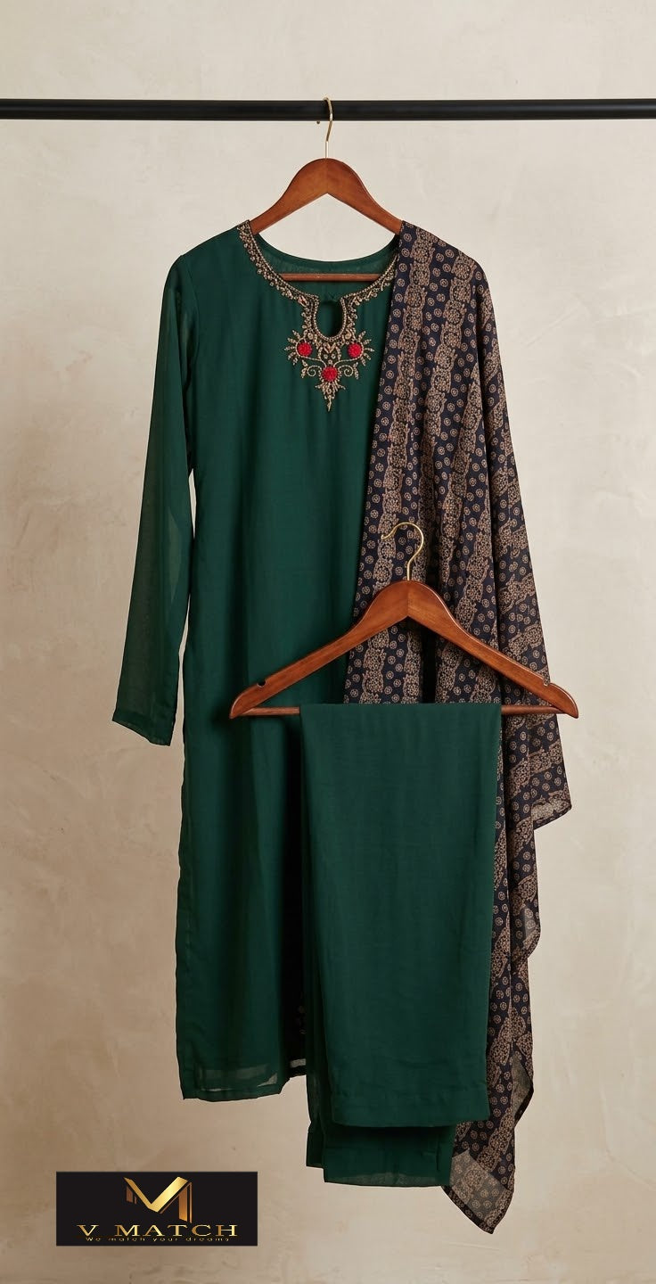10263 Georgette 3 Piece Set.