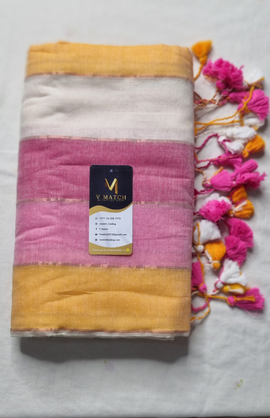 42AUG25.MulCotton Saree