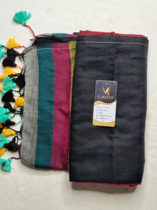 34AUG25.Mulcotton Saree