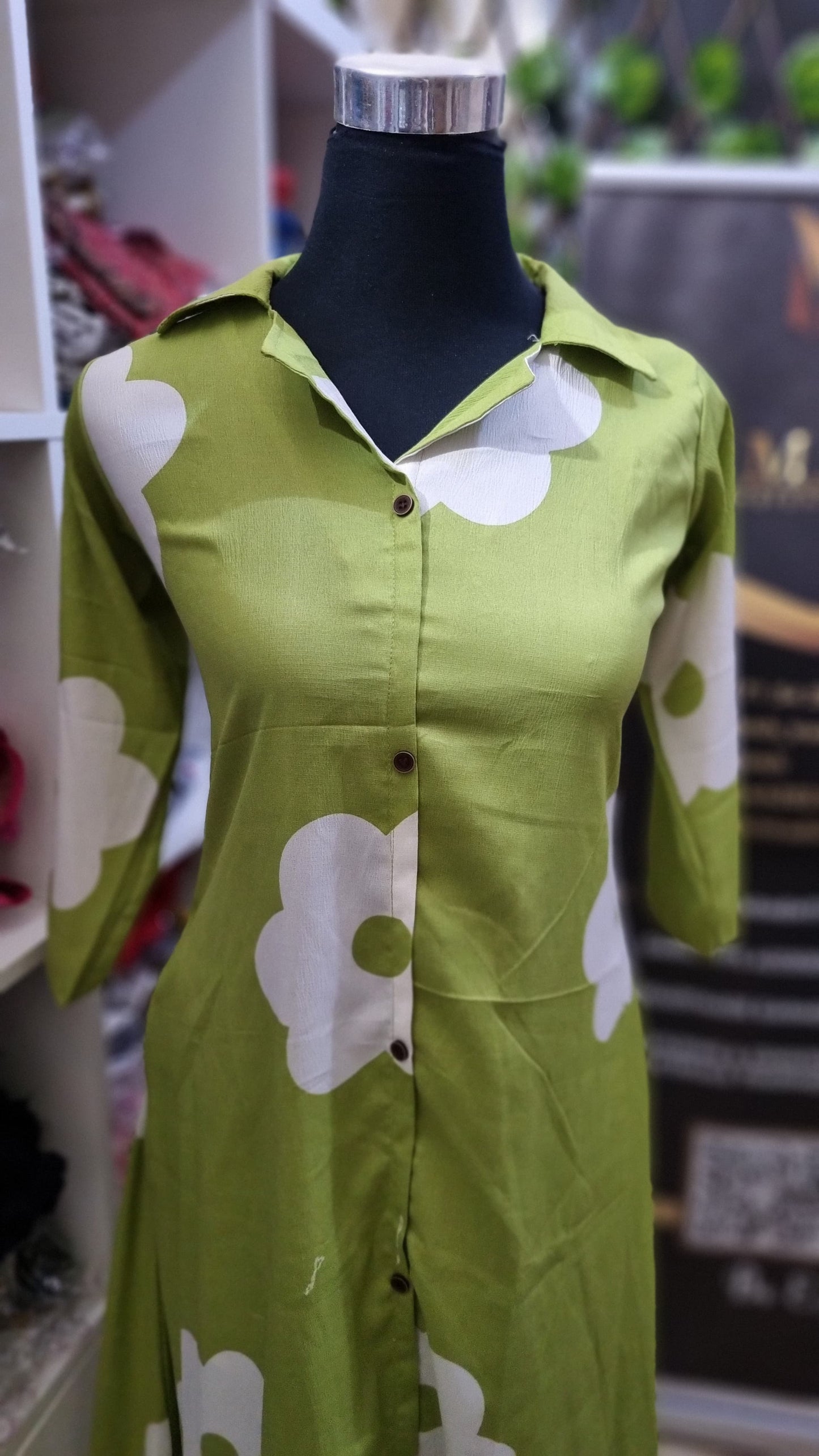 Green Apple. Delta Fabric Co-ord Set