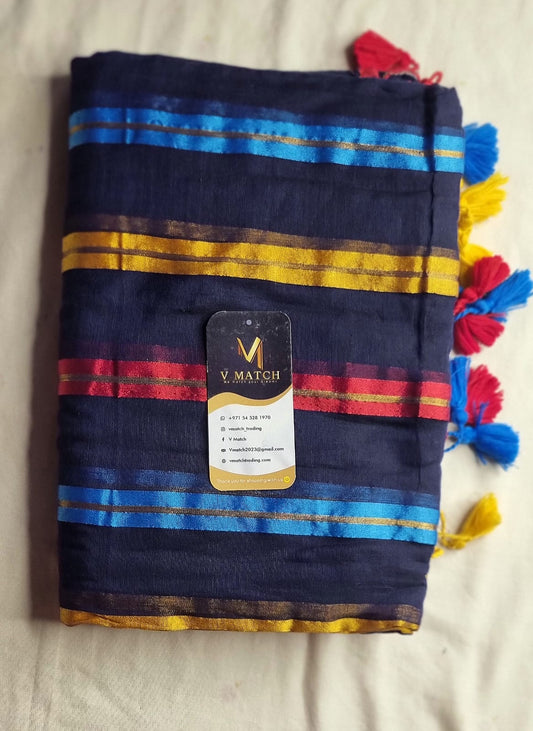 22SEP25. 120 COUNT MULCOTTON SAREE