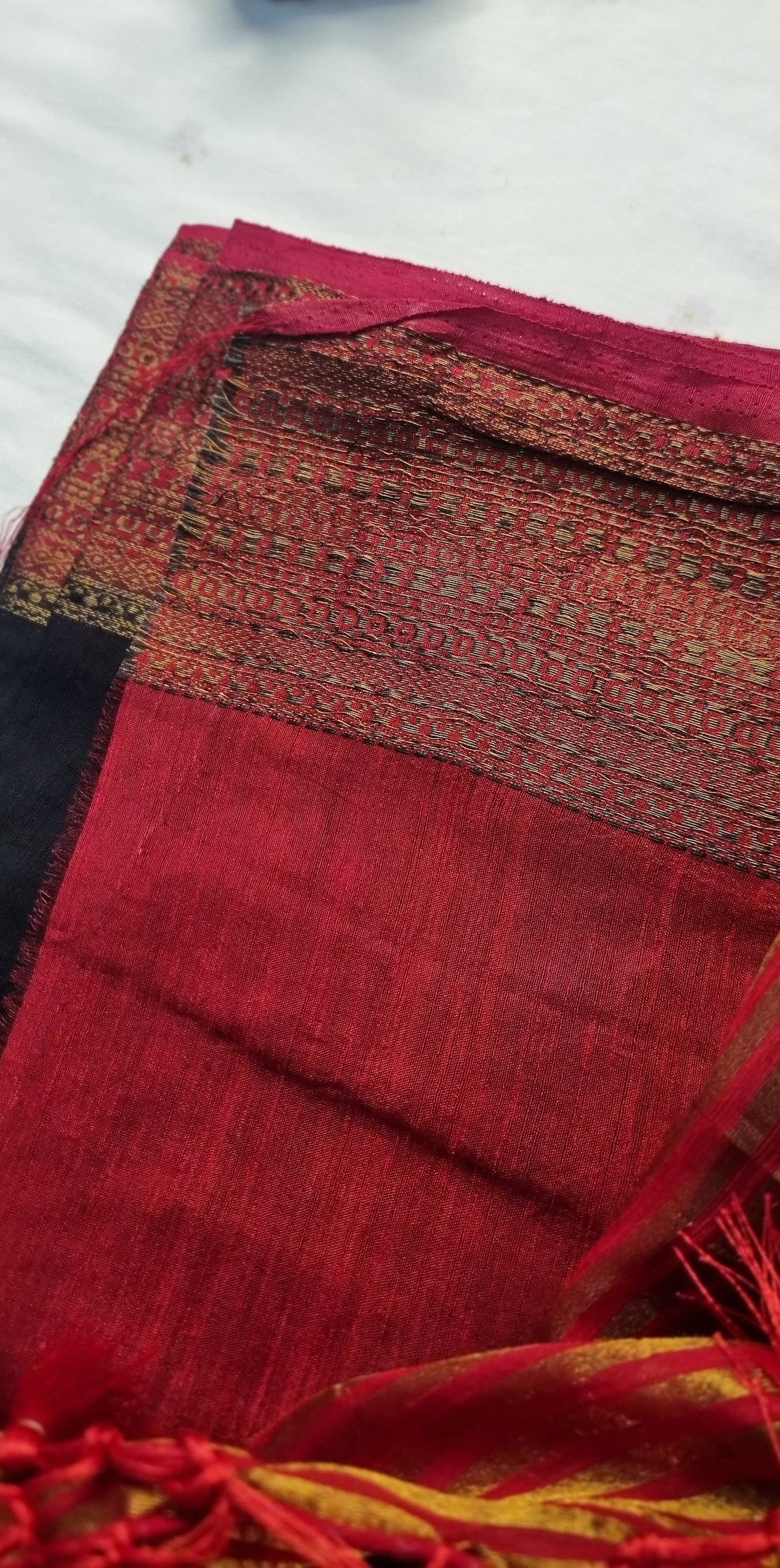 10SEP25. Semi Jute Silk Saree.