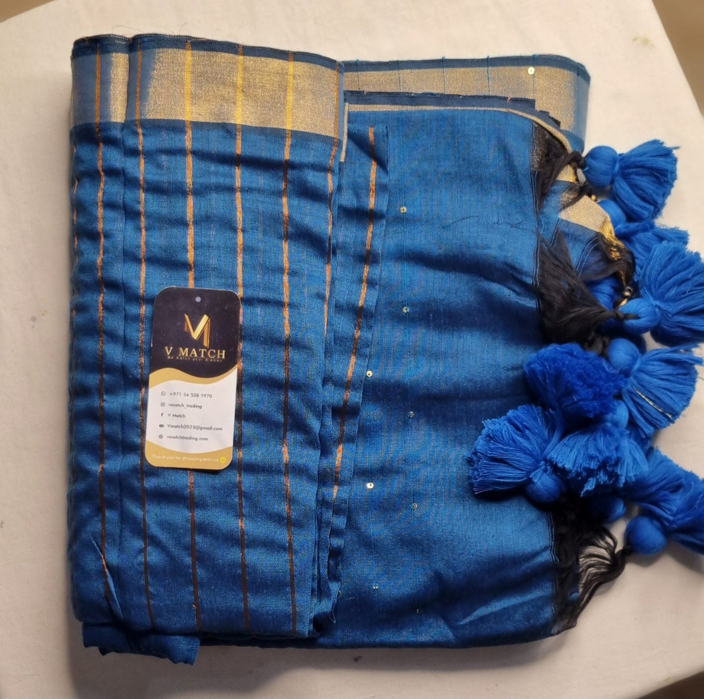 34SEP25. 120 MULCOTTON COUNT SAREE