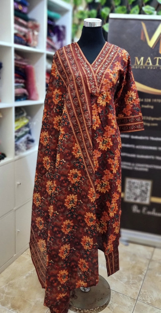 15MY25. Pure Cotton 3 Piece Set.