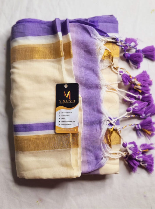 31AUG25.Mul Cotton Saree