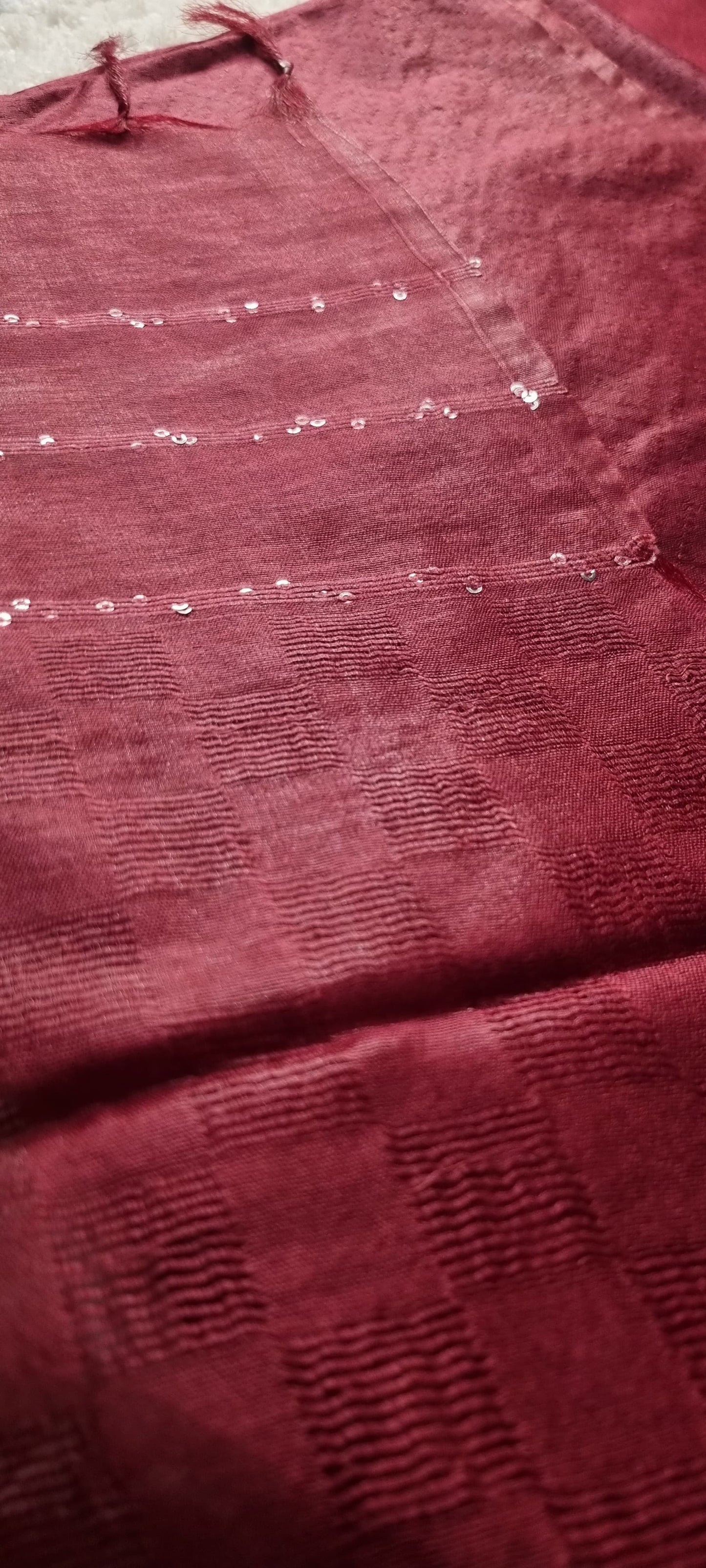 46SEP25.Semi Tussar UnStitched Salwar Material.