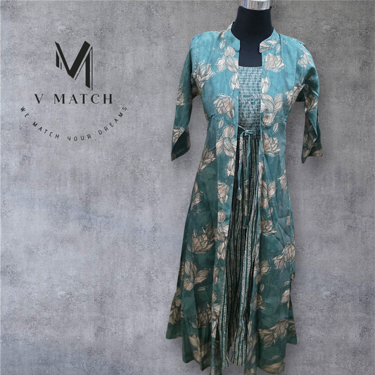 28226 Vatican Attached Jacket A-Line Top.